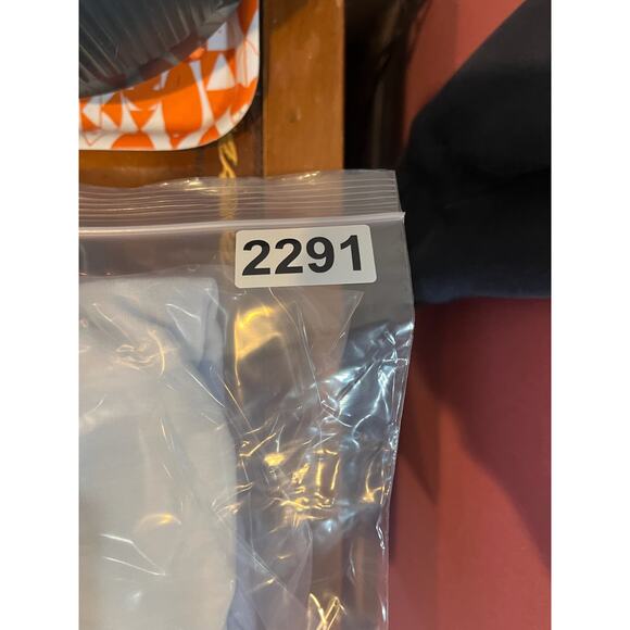 T by TALBOTS French Terry, Blue Ombre Hand Dyed Pullover Top - Size M - Picture 9 of 9